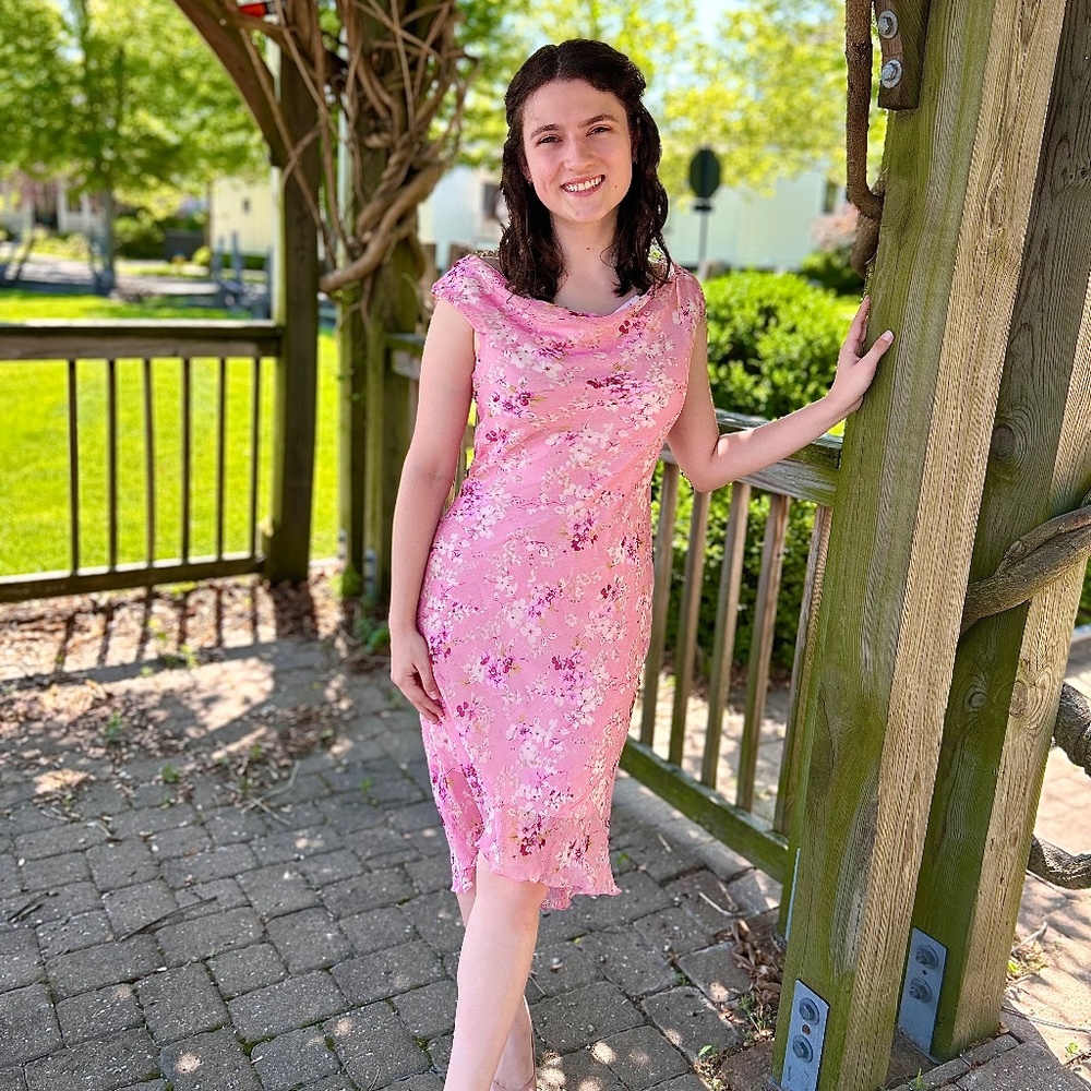 City Triangles Pink Spring Floral Dress